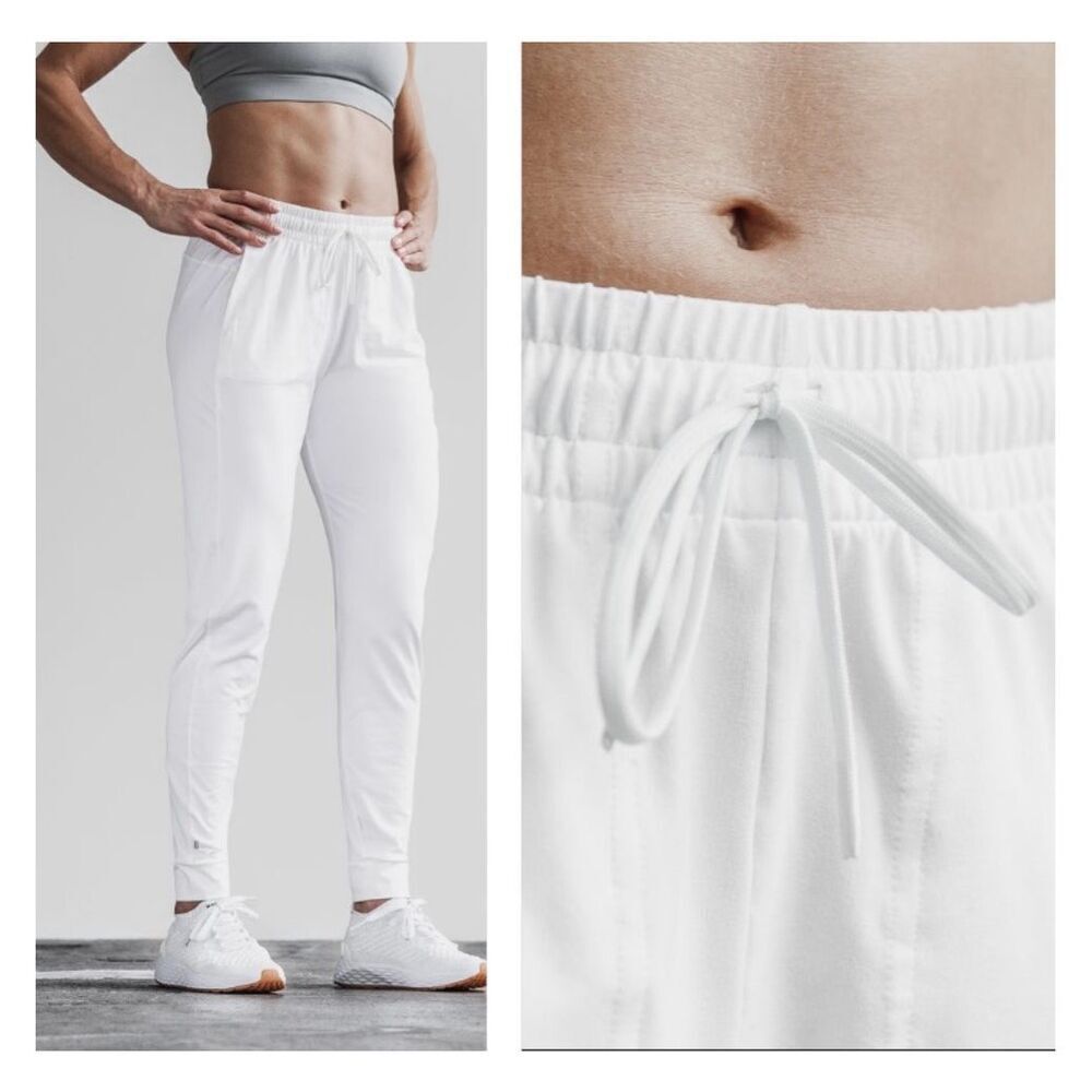 NOBULL women’s white joggers